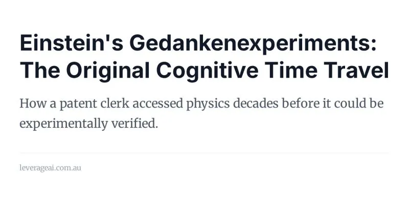 Einstein never had the lab to prove his biggest ideas.