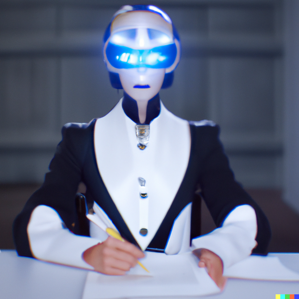 ai futuristic virtual consultant lawyer