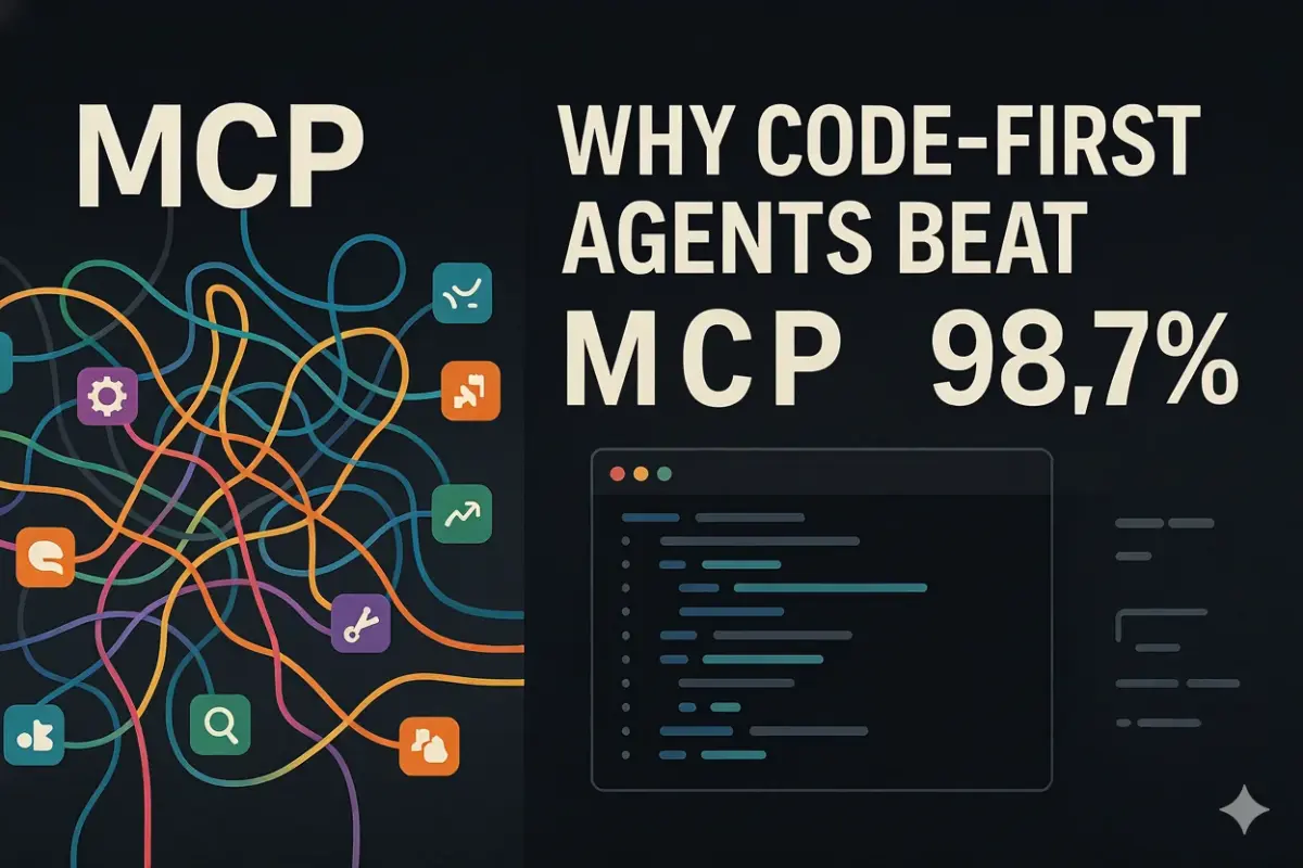 Why Code-First Agents Beat MCP by 98.7%
