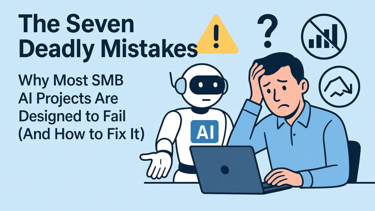 The Seven Deadly Mistakes: Why Most SMB AI Projects Are Designed to Fail (And How to Fix It)
