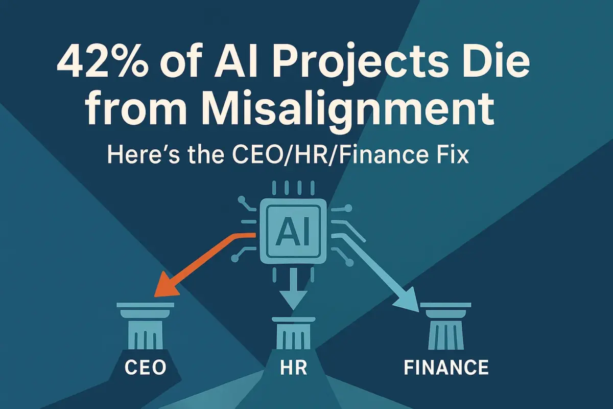 Why 42% of AI Projects Fail: The Three-Lens Framework for AI Deployment Success