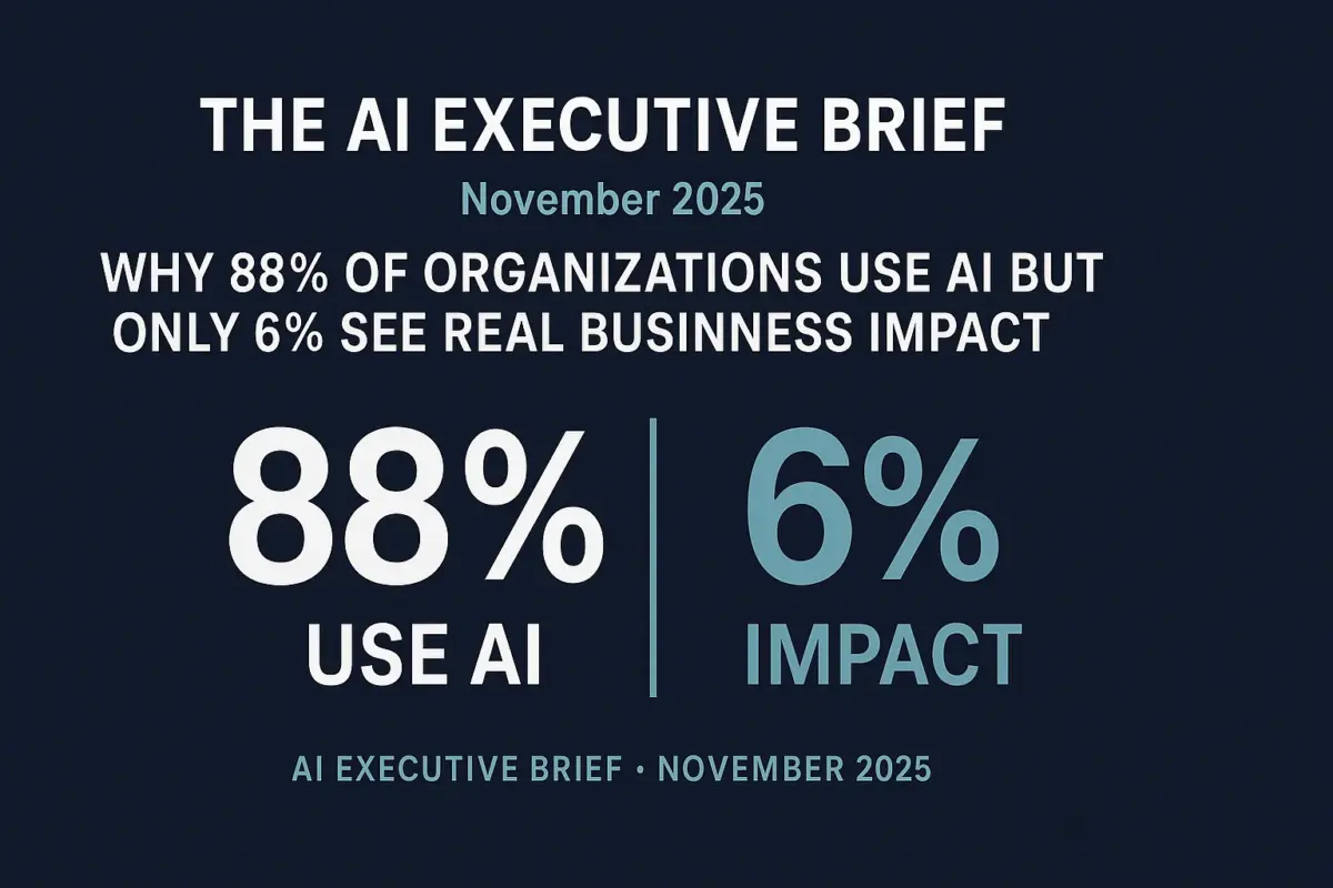 The AI Executive Brief: November 2025