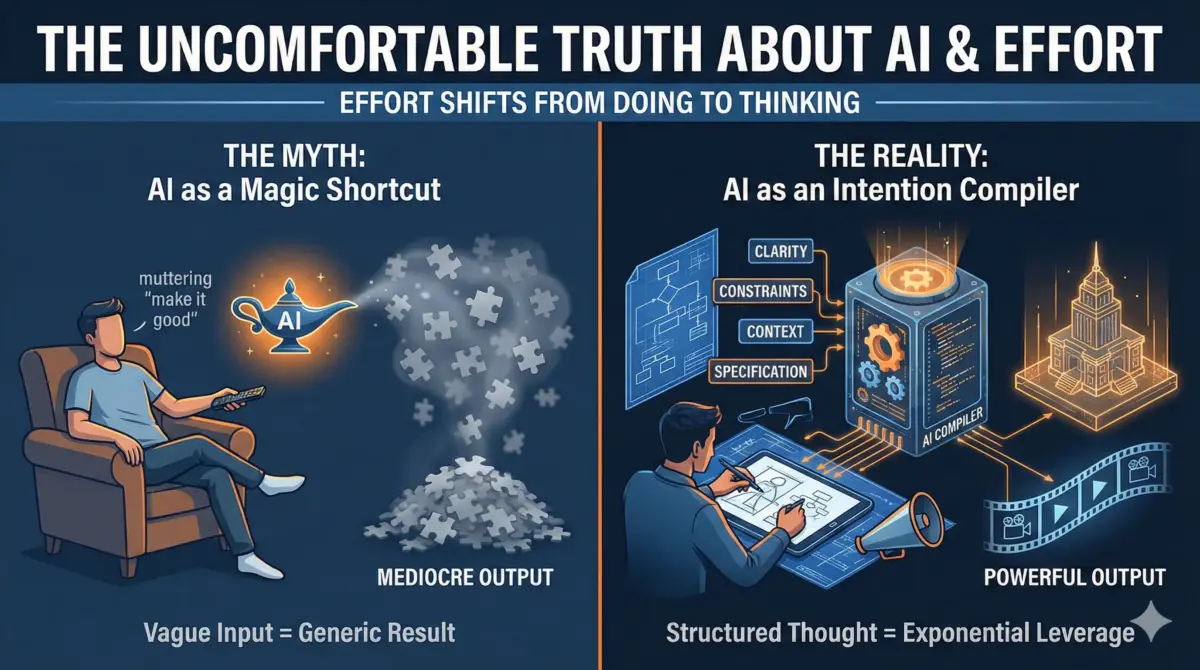 The Uncomfortable Truth About AI and Effort