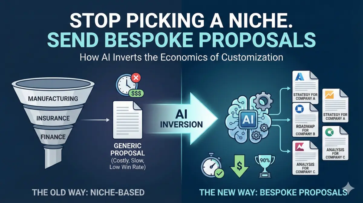 Stop Picking a Niche. Send Bespoke Proposals Instead.