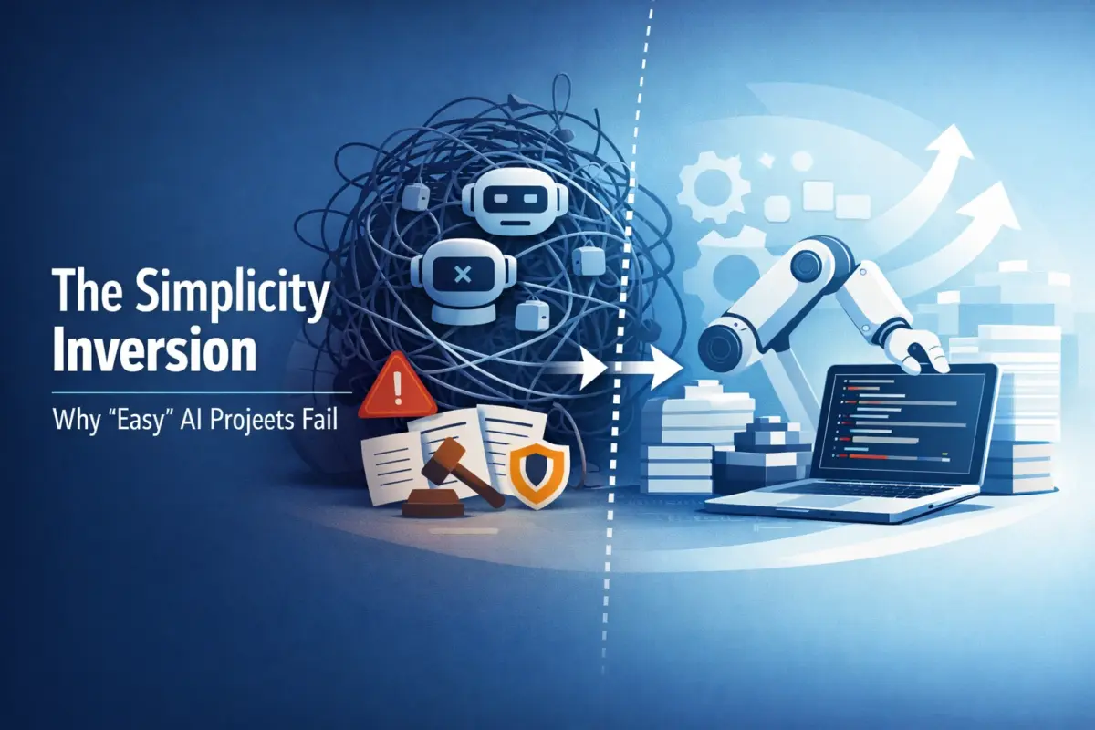 The Simplicity Inversion – Why Your “Easy” AI Project Is Actually the Hardest