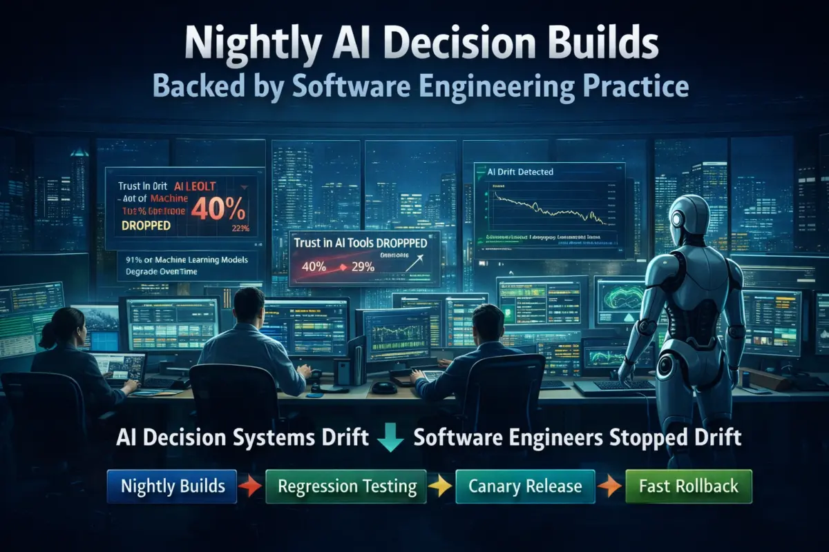 Nightly AI Decision Builds: Backed by Software Engineering Practice