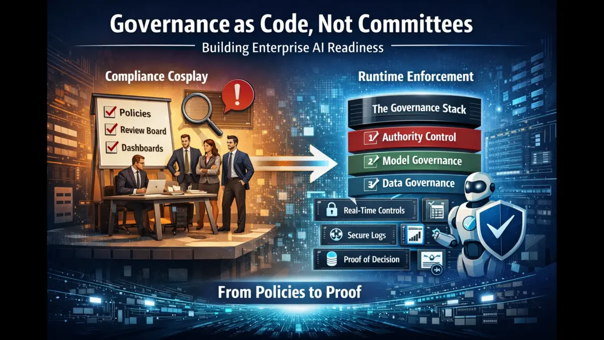 Getting Enterprise AI-Ready: Governance as Code, Not Committees