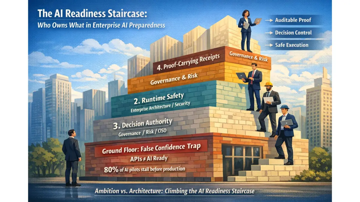The AI Readiness Staircase — Who Owns What in Enterprise AI Preparedness