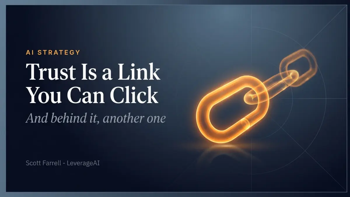 Trust Is a Link You Can Click (And Behind It, Another One)
