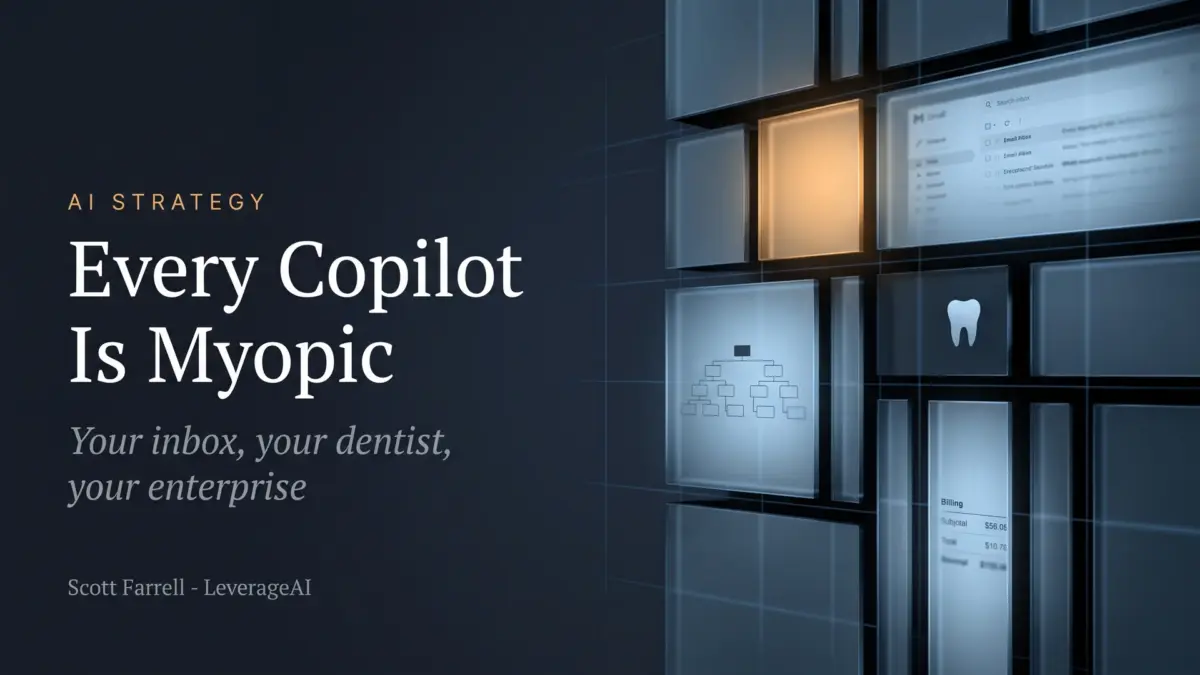 Every Copilot Is Myopic: Your Inbox, Your Dentist, Your Enterprise