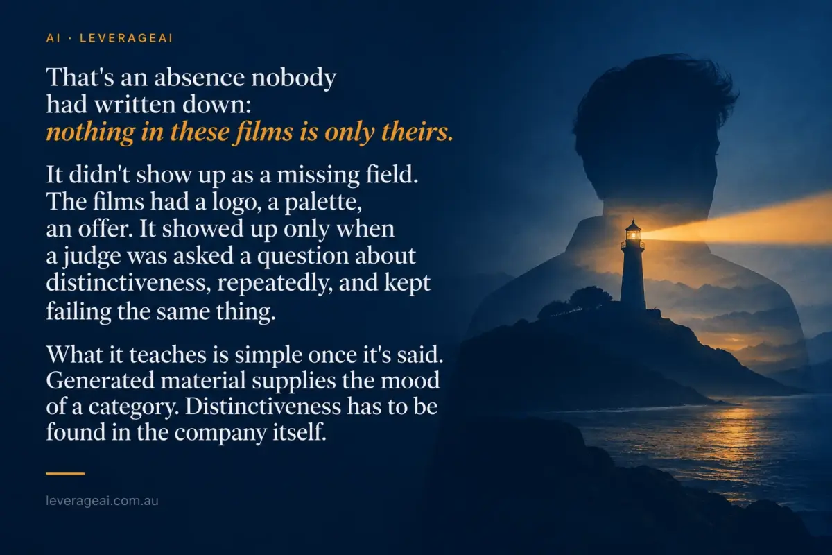 Cover the Logo: The Brand Test AI Content Keeps Failing